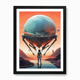 Alien Planet 1 Art Print