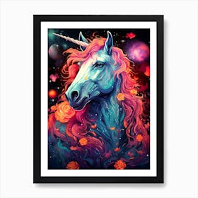 Unicorn Painting 2 Art Print