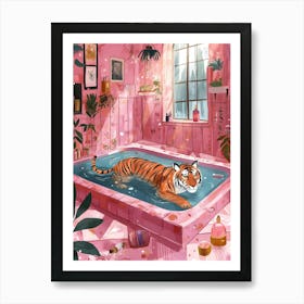 Pink Tiger 8 Art Print