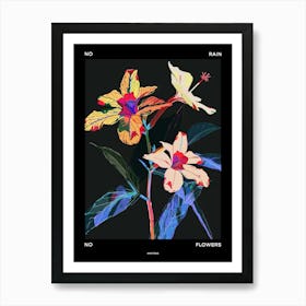 No Rain No Flowers Poster Impatiens 1 Art Print