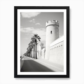 Sousse, Tunisia, Black And White Photography 2 Art Print