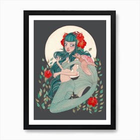 Tahitian Moon Art Print