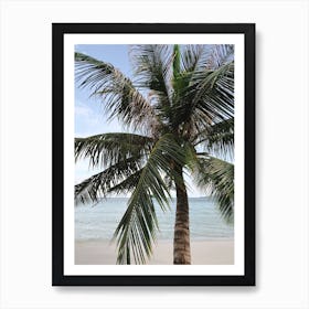 Cambodia Palm Tree Beach Art Print