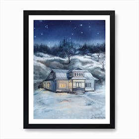 Carpathian Night Art Print