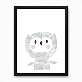 Owl Art Print