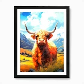 Highland Cow 1 Art Print