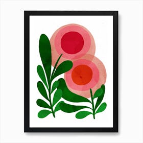 Pink Blooms Art Print