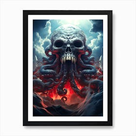 Octopus 6 Art Print