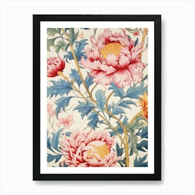 Peonies 101 Art Print