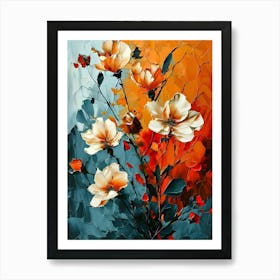 Flowers In A Vase 112 Art Print