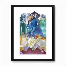 Crystal Layers Art Print