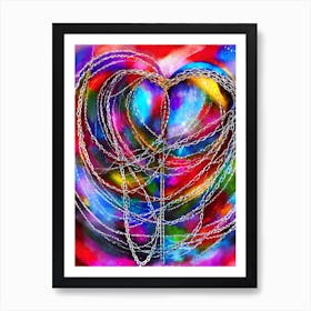 Heart Of Steel Art Print