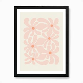 Funky Flowers 1 Art Print