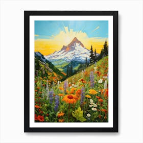 Wildflower Meadow 1 Art Print