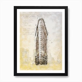 Flatiron Building, New York Art Print