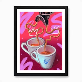 Coffee Lovers Art Print