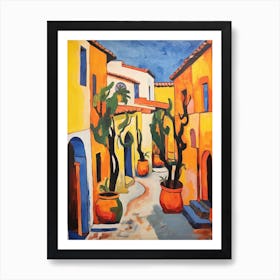 Pompeii Italy 3 Fauvist Painting Art Print