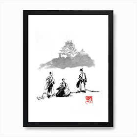 Three Samurais Art Print