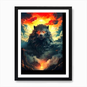 Wolf Of The Sky Art Print