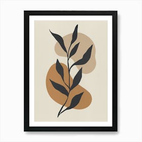 Floral and tropical botanical 11 Art Print