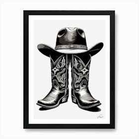 Missing Cowboy1 30x40in Transparent 9000x12000px 18 Art Print