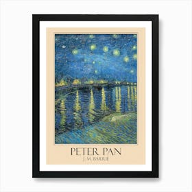 Classic Literature Art - Peter Pan Art Print