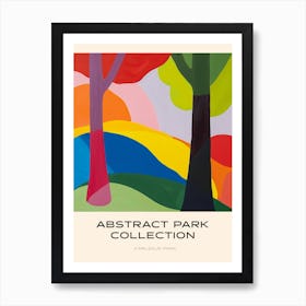 Abstract Park Collection Poster Karlsaue Park Kassel 3 Art Print