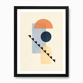 Geometric architectural shapes 15 Art Print