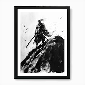 Sketched Black And White 13 Art Print