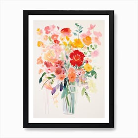 Flowers In A Vase 20 Art Print