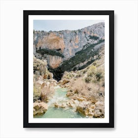 Spain River Scenery Art Print