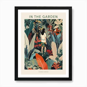 In The Garden Poster Bodnant Gardens 1 Art Print