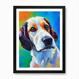 English Springer Spaniel 2 Fauvist Style Dog Art Print