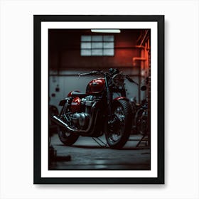 Triumph Bonneville 10 Art Print