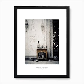 Poster Of Marrakech, Morocco, Photography In Black And White 3 Art Print