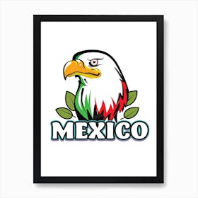 Mexico Eagle Logo Art Print