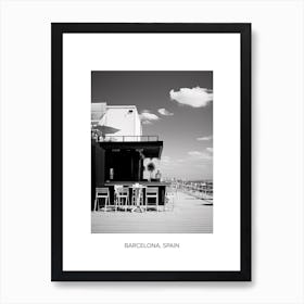 Poster Of Cannes, France, Photography In Black And White 2 Art Print