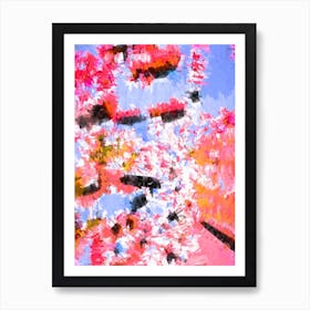 Firecracker Blossom Art Print