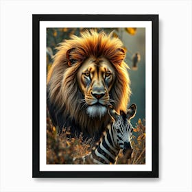 Wild Animal Creative Portrait 48 Art Print