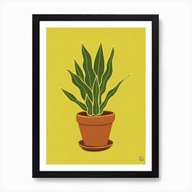 Long Leaved Plant Art Print