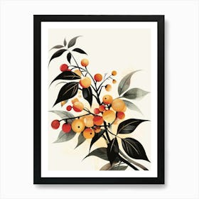 Chinese Pears Art Print