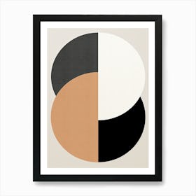 Ivory Geometric Odyssey Art Print