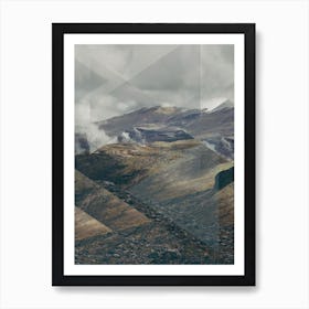 Landscapes Scattered 4 Nevado del Ruiz Art Print