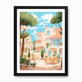 Paphos Cyprus 7 Illustration Art Print