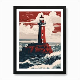 Lighthouse 4 Art Print