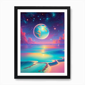 Fantasy Galaxy Ocean 11 Art Print