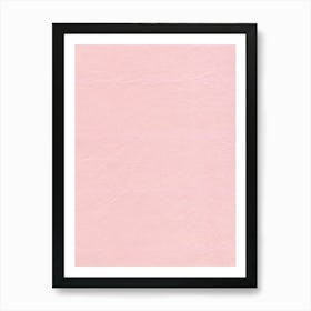 Pink Leather Background Art Print
