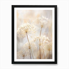 Boho Dried Flowers Agapanthus 4 Art Print