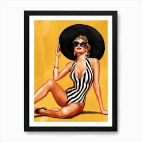 Pin Up Girl 2 Art Print