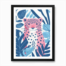 Leopard In The Jungle 29 Art Print
